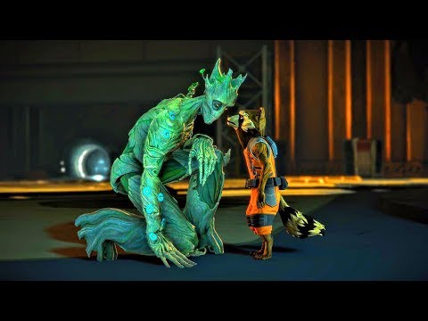 Groot Says Goodbye to Rocket Racoon and Leaves Him (Guardians of the Galaxy | Telltale Games)