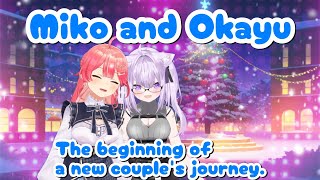 【EN Sub】みこちとおかゆんてえてえになる/ Miko and Okayu become wholesome (teetee).