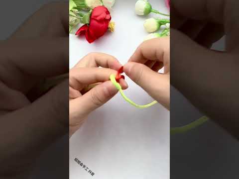 Diamond knot slow tutorial, rope braiding skills sharing, rope knot tutorial, practical rope han