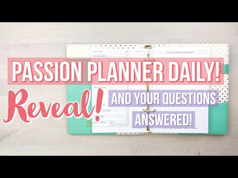 Passion Planner DAILY - First Look Inside