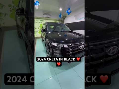 Creta facelift, 2024 in black ❤️🥵 #shorts #shortsfeed #shortsviral #shortvideo ￼