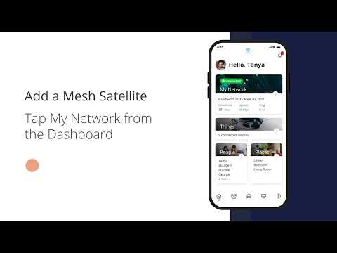 How to Set Up a Mesh Satellite with the App