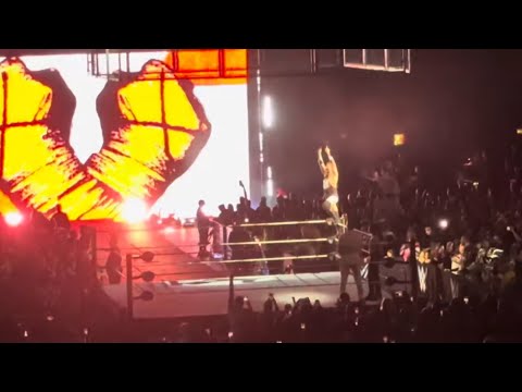 CM Punk Entrance Live at the WWE Holiday Tour 2024 - PPG Paints Arena in Pittsburgh PA