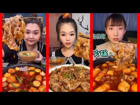 MUKBANG SPICY NOODLE MUKBANG COMPILATION CHINESE FOOD  EATING SHOW 면 먹방중국 먹방 中國モッパン 声控咀嚼音中國吃播 Ep79