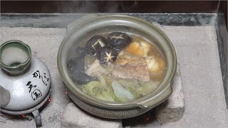 あんこう鍋-Monkfish hot pot-Japanese food【江戸長火鉢　113杯目】