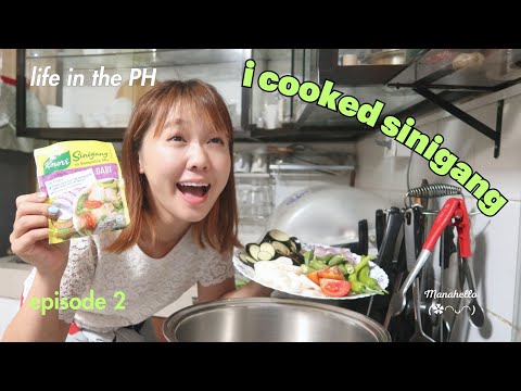 Living Alone in the Philippines |Cooking Sinigang at a Filipino House