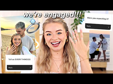 We're Engaged!!! Q&A + GRWM (My Engagement Shoot Makeup) 💖👰🏼‍♀️💍