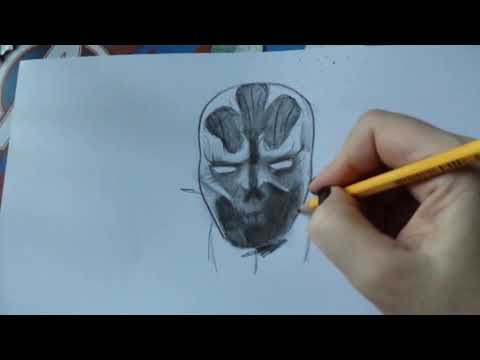 How to draw Mortal Kombat 11 - Spawn