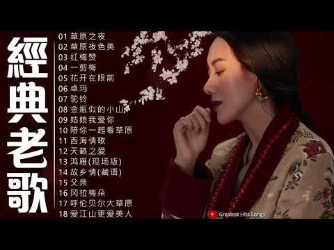 【经典老歌】国语歌曲：草原之夜／草原夜色美 ／红梅赞 ／一剪梅 ／花开在眼前 ／卓玛 | Tibetan Mandarin Songs | 演唱：降央卓玛