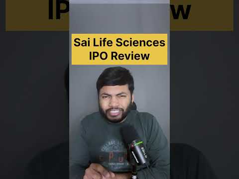 Sai Life Sciences IPO Review🔥Latest IPO GMP #ipo #buyback #shortsfeed