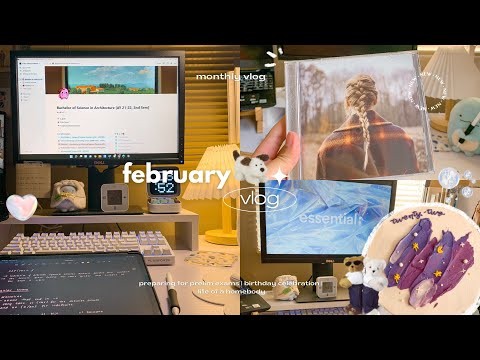 february vlog 🎂 slice of life, prelim exams, birthday vlog