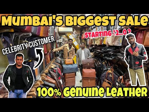 🥵100% Genuine Leather | Biggest Sale | Celebrity Collection | Mozri Leather | Dharavi | Leather Shop