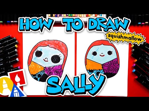 How To Draw Sally Squishmallow - The Nightmare Before Christmas