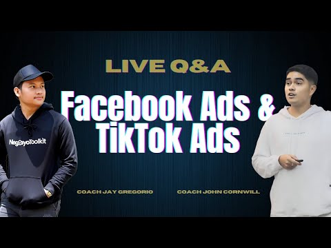 [LIVE Q&A] Facebook Ads & TikTok Ads with Coach John Cornwill