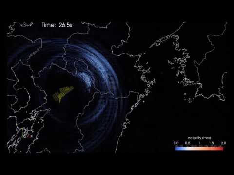 熊本地震の地震動伝播シミュレーション