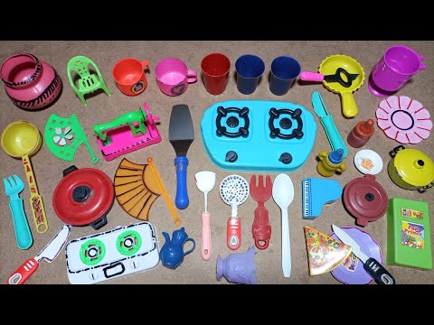 4 Minutes Cooking Toy ASMR | Satisfying Unboxing Mini Fancy Cute Kitchen Set|Hello Kitty Kitchen Set