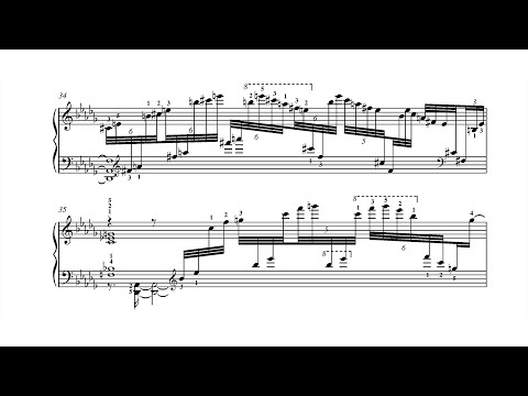 Nikolai Kapustin - 10 Bagatelles, Op. 59 (1991) [Score-Video]