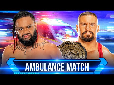 WWE 2K24 | Jacob Fatu VS Bron Breakker - Ambulance Match | Raw