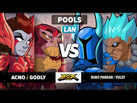 Acno & Godly vs Buko Pandan & Volst - Pools - Brawlhalla World Championship 2024 - LAN 2v2