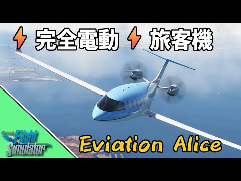 電気で動く旅客機 Eviation Alice の操作方法 【MSFS 2020 :共通】