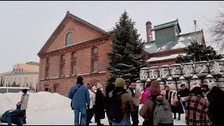 WALKING TOUR: SAPPORO BEER MUSEUM, SAPPORO JAPAN - 4k