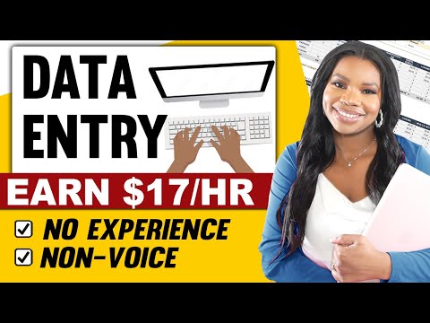 HURRY! $17/Hour Data Entry Work From Home Job (No Phones!)