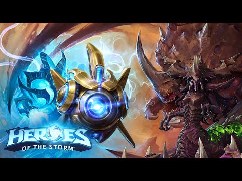 Classic Protoss vs Zerg on Hanamura Temple! | Heroes of the Storm (Hots) Probius Gameplay