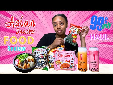 99 Cents Only Store Haul | Asian Snacks Food Review