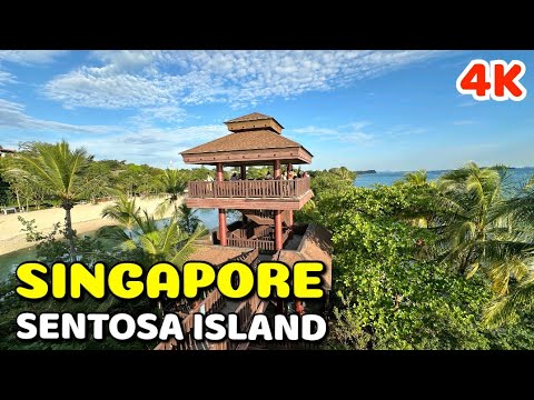 Discover Singapore's Sentosa Island: Full Tour of Beautiful Beaches, Resorts, and Iconic Attractions