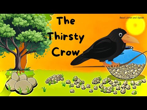 How to read a story |The Thirsty Crow| Bedtime Story |Moral Story for kids|@readlistenandspeak