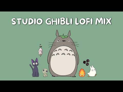 Studio Ghibli full lofi mix | chill lofi hiphop beats to study/focus to