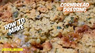 HOW TO MAKE CORNBREAD DRESSING | SIMPLE CORNBREAD DRESSING RECIPE