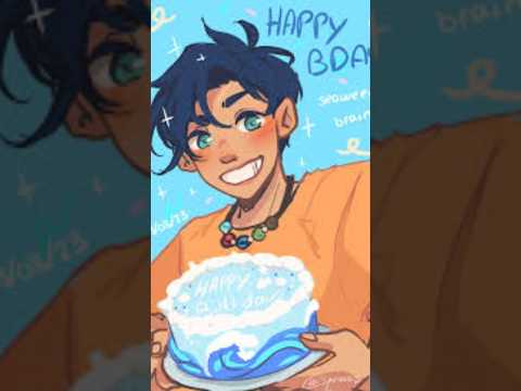 Happy birthday percy!🎂🎈🎉🥳🎉🎊#percyjackson #pjo #hoo #heroesofolympus #viral #fypシ゚ #shorts