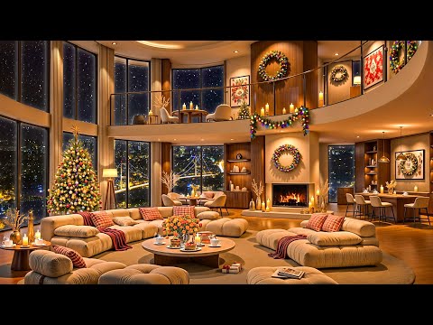 Relaxing Christmas Jazz 2025 in Luxury Apartment Ambience 🎄 Ethereal Jazz Saxophone Music for Sleep