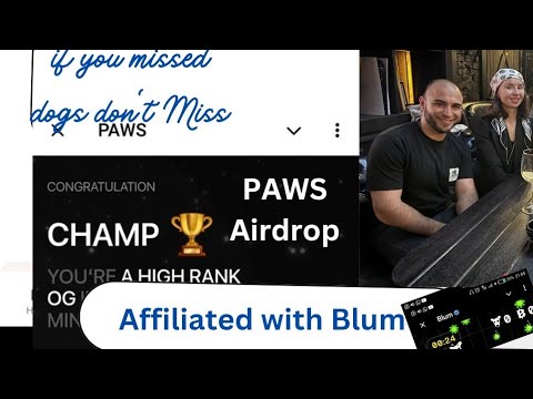 Paws supported by Blum cofounder: NO TAPPING: just like Dogs token