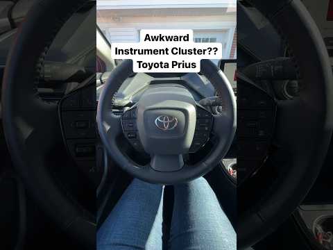 Awkward Instrument Cluster? Toyota Prius