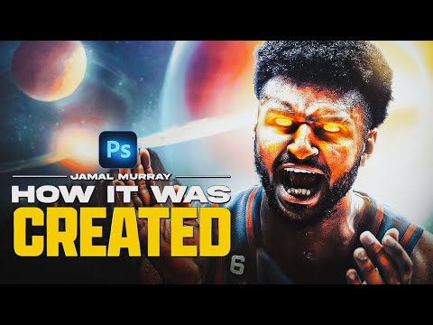 How I Created This Jamal Murray Artwork In Photoshop! |  Cal So Scoped