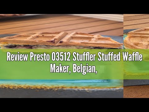 Review Presto 03512 Stuffler Stuffed Waffle Maker, Belgian, Large, Black