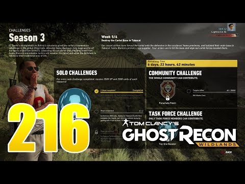 Ghost Recon Wildlands Ep 216 - S03W05 Solo Challenge 1 - "Stock Drop" mission EXTREME (no bullets)