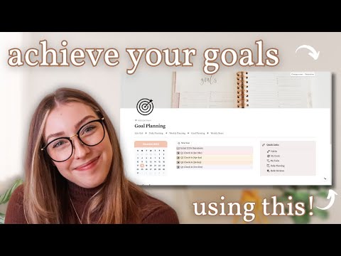 How to *actually * achieve your goals (+ FREE Notion Template!) | Define Your Goals Challenge