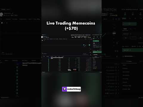 I Made $75 Trading Memecoins Live!