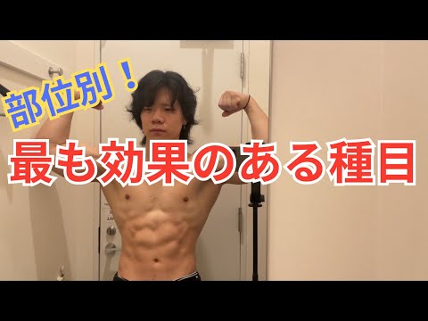 最も効果のある種目を部位別に紹介！#背中トレ