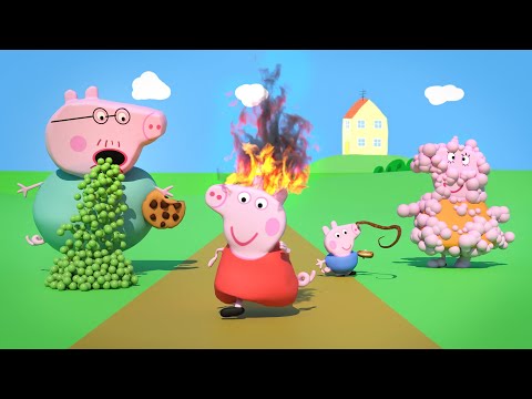 PEPPA PIG PARODY - Dumb Ways to Die 😁 NOT FOR KIDS!!!