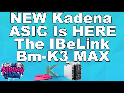 NEW Kadena KDA ASIC Crypto Miner The Ibelink BM-K3 MAX ! Let's Talk About Price / Profitability