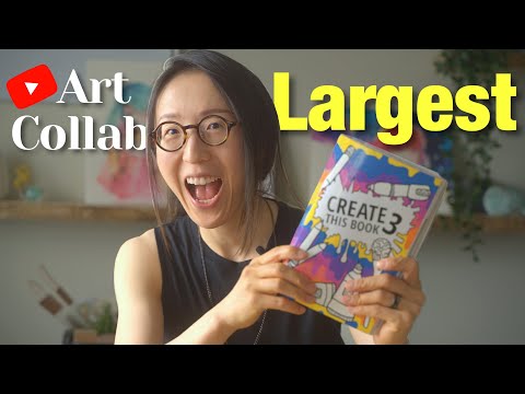 Largest Art Collab on Youtube!! 📘 Create This Book 3