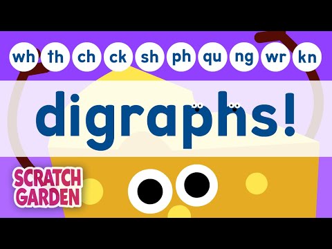 Digraphs! | Top Ten English Digraphs | Phonics are Fun!