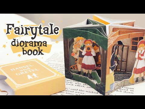 Miniature Diorama Book Fairy tale Hansel and Gretel (canon papercraft)