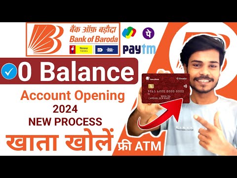 Bank Of Baroda Account Opening 2024 | BOB Zero Balance Account | बैंक ऑफ बड़ौदा video KYC