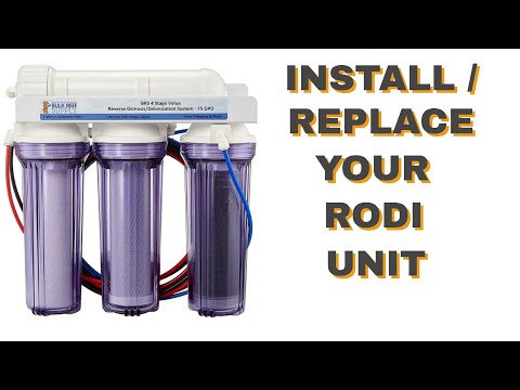 BULK REEF SUPPLY RODI UNIT (Replacing My Old Unit) How To Install Or Replace Aquarium RODI System