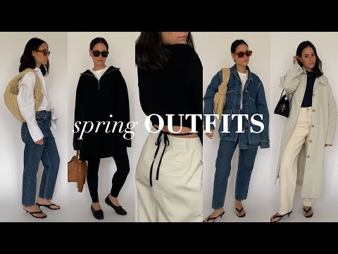 7 Outfits & Variations for Spring | Frühlingsoutfits | Styling Video | Timeless Wardrobe | Nisi